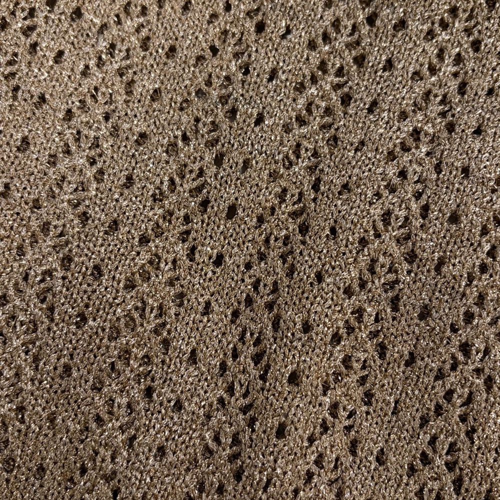 Caldezonia Tan Knit Wide-Leg Cover Up Pants - Picture 3 of 3